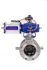 Jacked Pneumatic Segment Ball Valve For Paper And Pulp Process