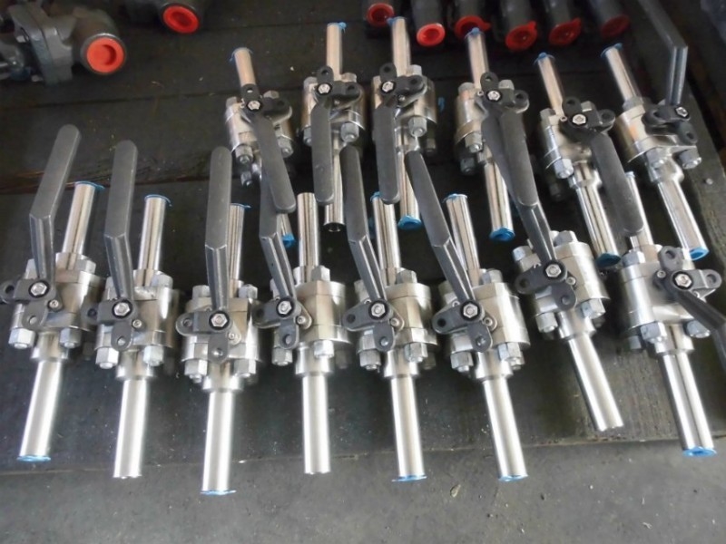 Extended Body NPS 2 Inch Floating Type Ball Valve With Nipples