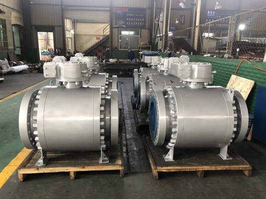 Manual Operation Metal Seated Ball Valves For High Temperature