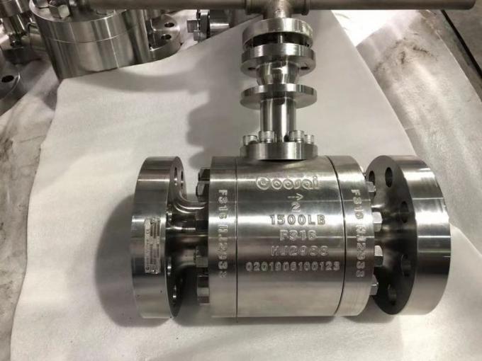 Double Block And Bleed Metal Seated Full Bore Ball Valve