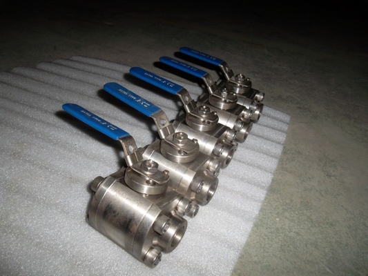 SW Ends Connection F316 Three Piece Forged Ball Valve