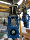 ISO Certificate Ductile Iron Slurry Knife Gate Valve Wafer / Flange Connection