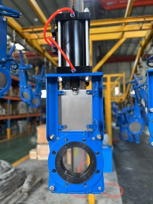 Flange Connection Carbon Steel Knife Gate Valve For Oil Industry