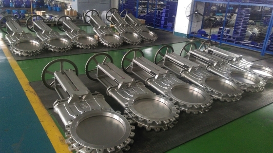 Flange Connection Carbon Steel Knife Gate Valve For Oil Industry