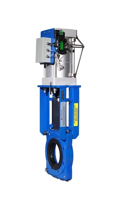 Gas Flow Knife Gate Valve with Quick Open Characteristic and Wafer End Connection