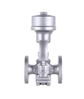 JIS20K Flange Connection Stainless Steel Piston Operated Valve