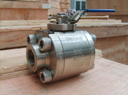 Side Entry Floating Type Seat Supported Ball Valve