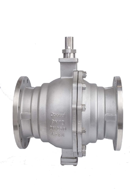 O Shaped Trunnion Type Pneumatic Actuator Ball Valve