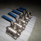 SW Ends Connection F316 Three Piece Forged Ball Valve