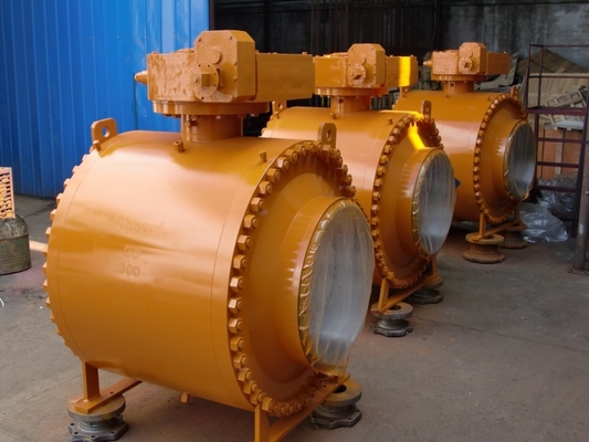 Double Block 600LB Trunnion Mounted Ball Valve for Heavy-Duty Applications