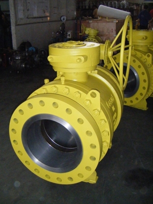 Soft Seat Trunnion Ball Valve For Anti Static Applications And Bleeding