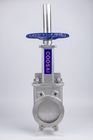 Butt Weld Connection Type Knife Gate Valve With Double Acting Pneumatic