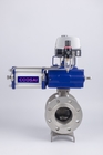 Double Acting Pneumatic Actuator Segment Ball Valve Manufactured by ABC Valve Company