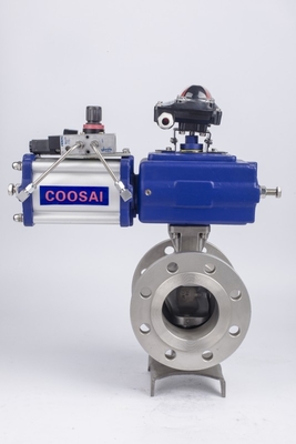 Stainless Steel Segment Ball Valve For High Pressure Applications