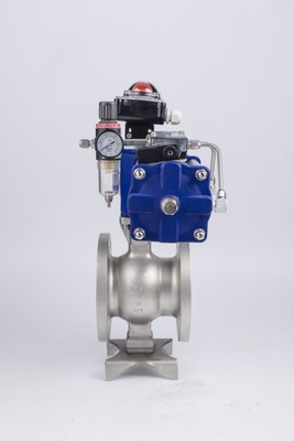 DN250 Segment Ball Valve For High Pressure Systems In Oil And Gas Industry