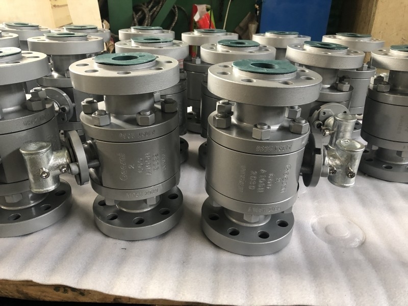 F304L Flanged Floating Ball Valve with Downstream Sealing for Industrial