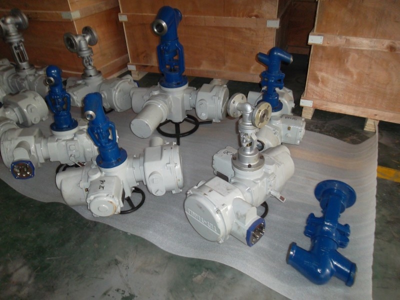 2500lb Electric BW Ends Forged Steel Globe Valve