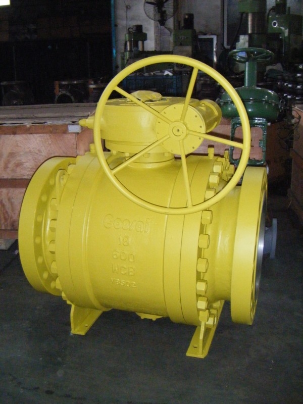 Soft Seat Trunnion Ball Valve For Anti Static Applications And Bleeding